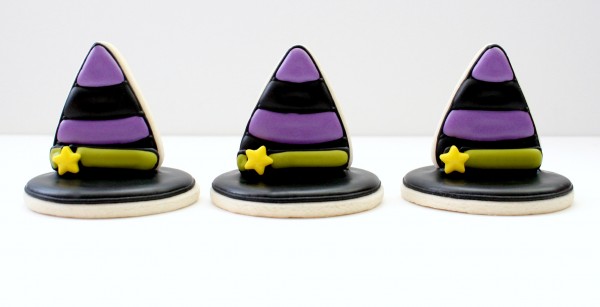 Witch Hat 3D Cookies from Sweet Sugar Belle