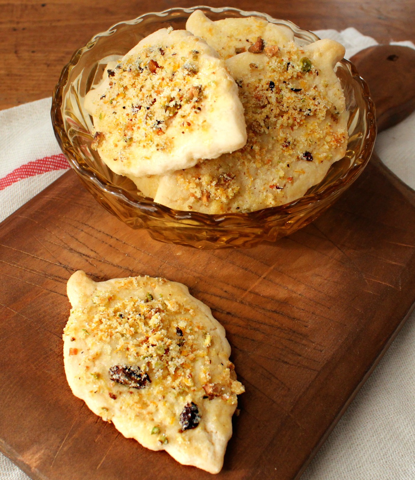 Citrus Pistachio Leaf Cookies The Sweet Adventures of Sugar Belle