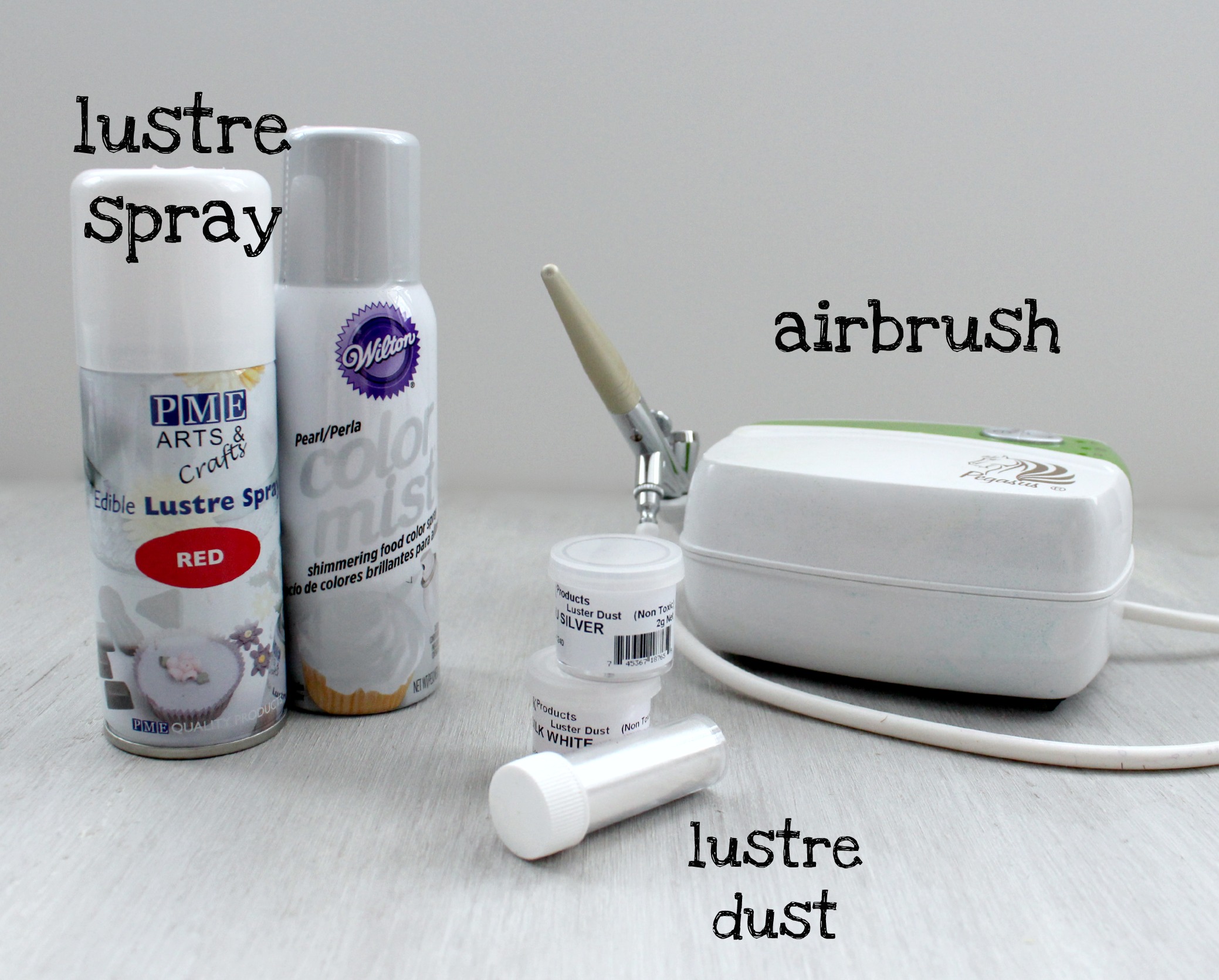 Lustre Dust, Spray, and Airbrush For Cookies The Sweet Adventures of