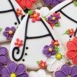 Floral Letter Cookie