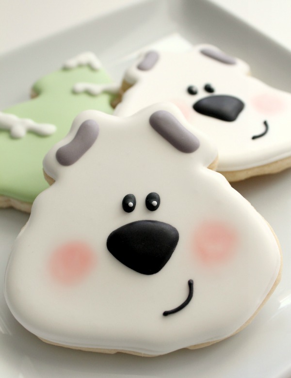 Easy Polar Bear Cookie 1a