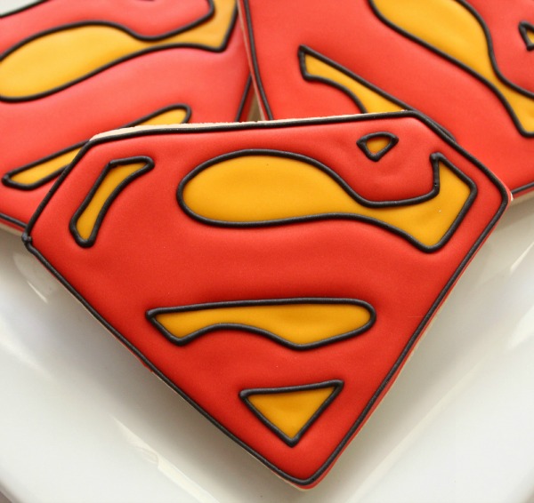 Superman Cookies SweetSugarBelle