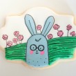 Cartoon Easter Bunny Cookie