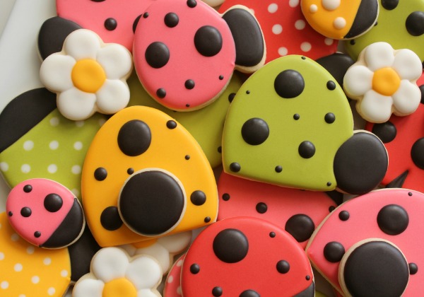 Simple Ladybug Cookies Sweetsugarbelle