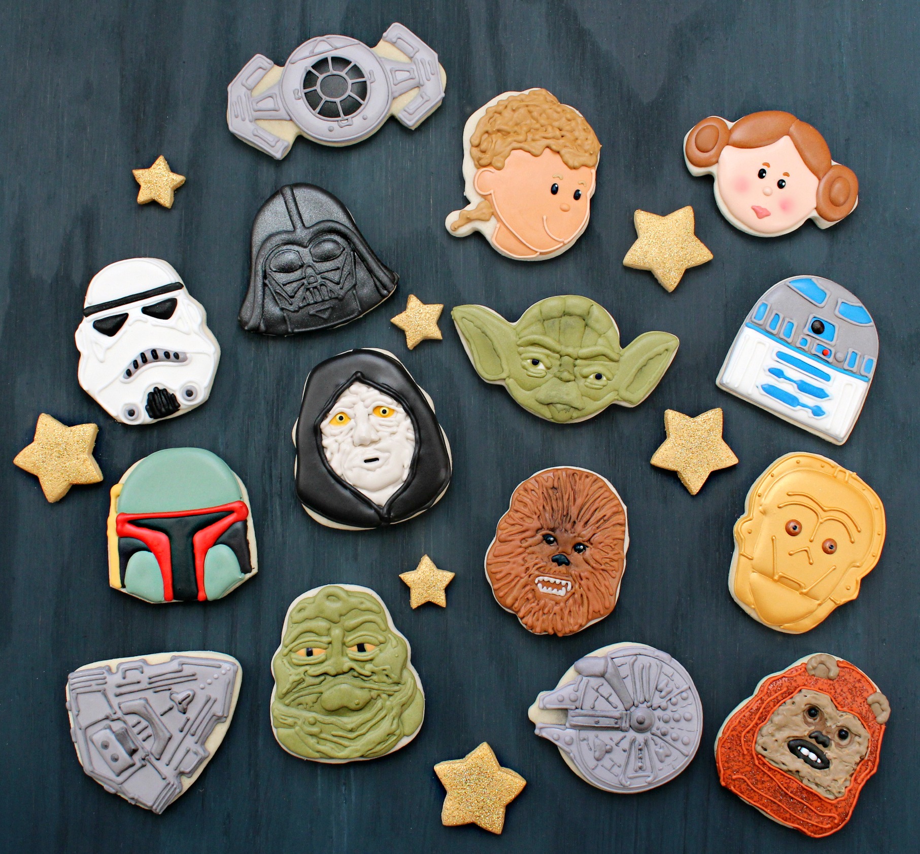 star wars fondant cutters