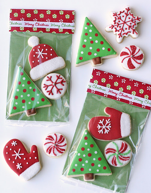 christmas cookie presentation ideas