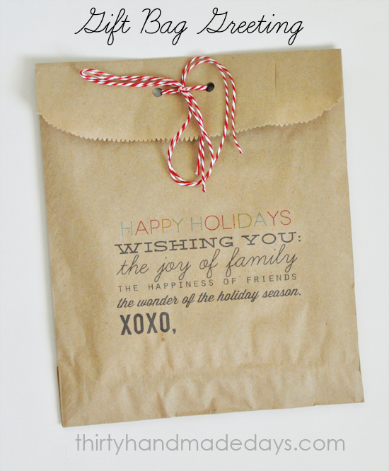 gift bag presentation ideas