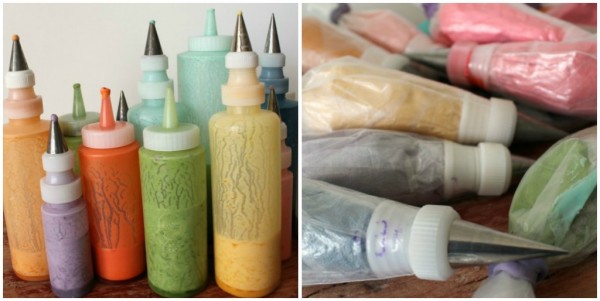 Icing Bottles {WFMW} - The Sweet Adventures of Sugar Belle