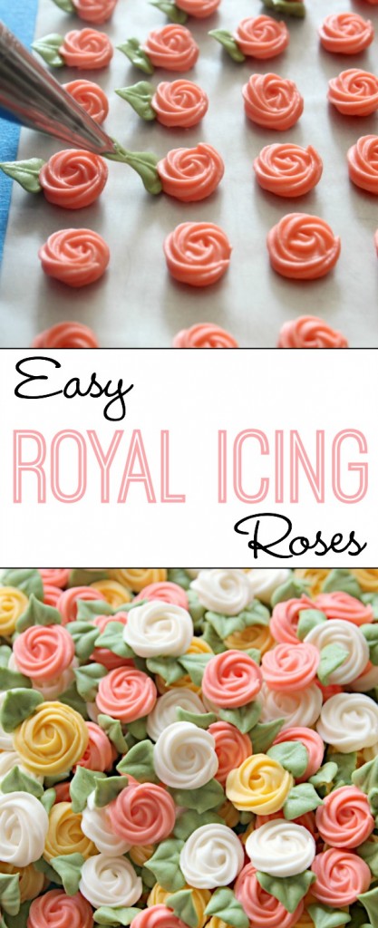 Royal icing roses have never been easier!  All you need is a star tip.  Learn how at sweetsugarbelle.com