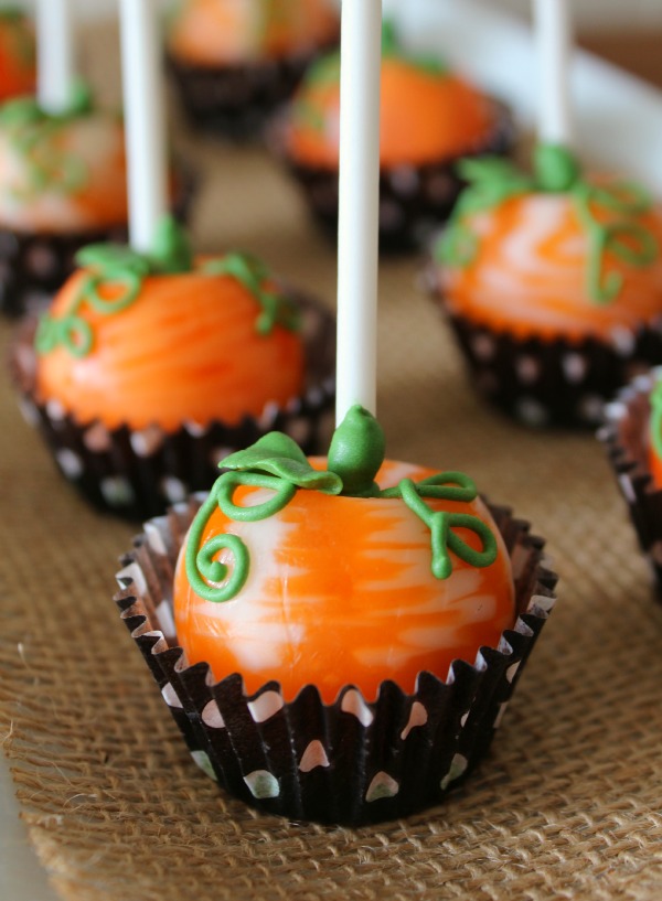 Pumpkin Lollipops - The Sweet Adventures of Sugar Belle