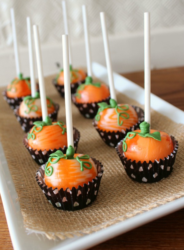 Pumpkin Lollipops - The Sweet Adventures of Sugar Belle