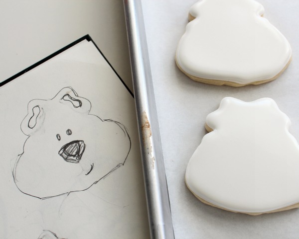 Easy Polar Bear Cookie 3