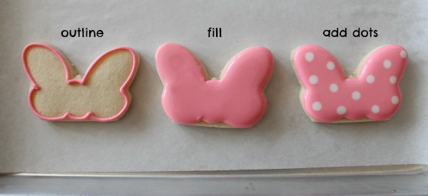 Minnie Mouse Bow Cookies 4
