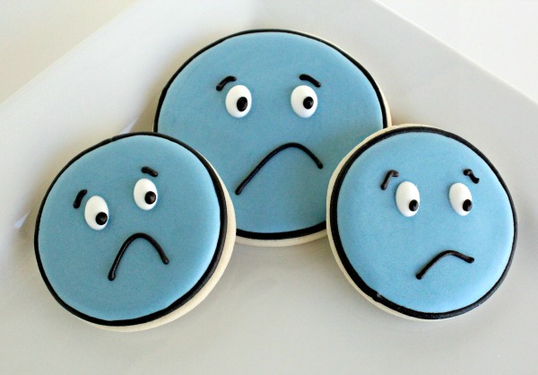 Sad Face Cookies