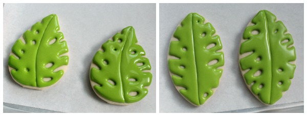 Tropical Leaf Cookies 5