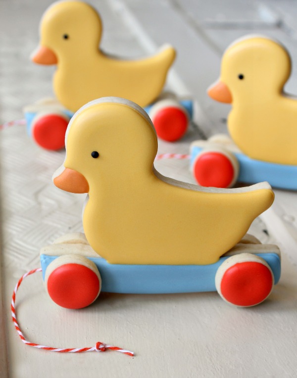 Duck Pull Toy Cookies 2