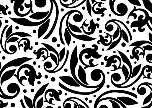 Printable Vintage Swirl Pattern