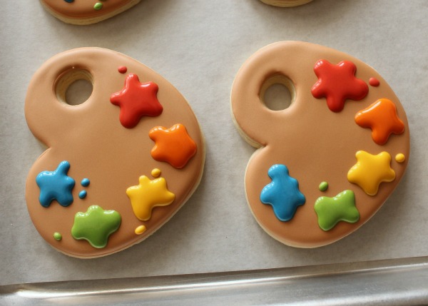 Paint Palette Cookies