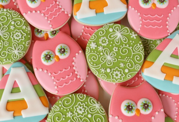 Pastel Owl Cookies_Sweetsugaebelle