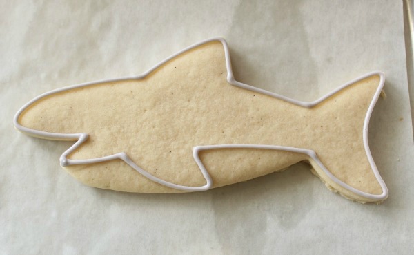 Simple Shark Cookies 5