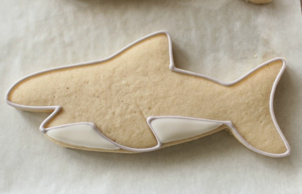 Simple Shark Cookies 6