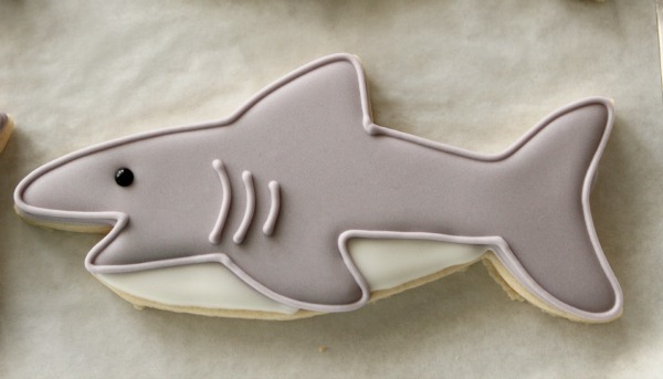 Simple Shark Cookies 9
