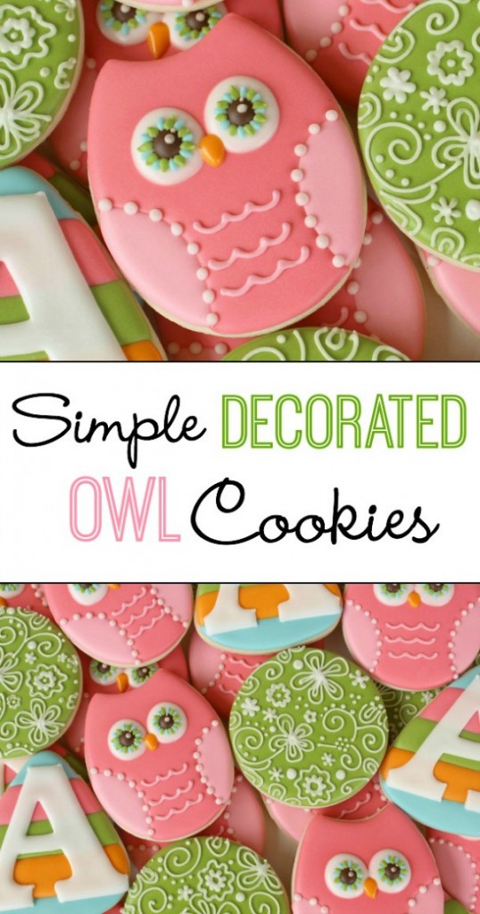 How to Decorate Simple Owl Cookies
