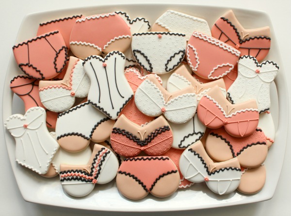 Easy Lingerie Cookies - The Sweet Adventures of Sugar Belle