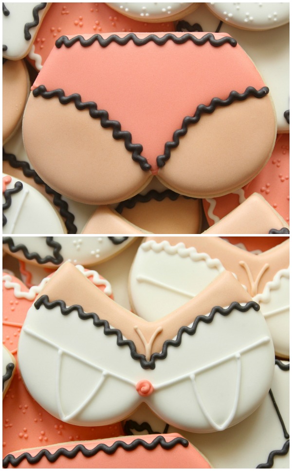 Panty and Bra Cookies