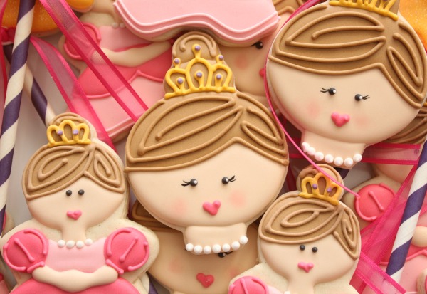 Princess Face Cookie