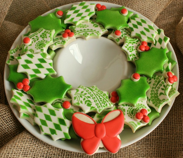 Christmas Cookie Wreath