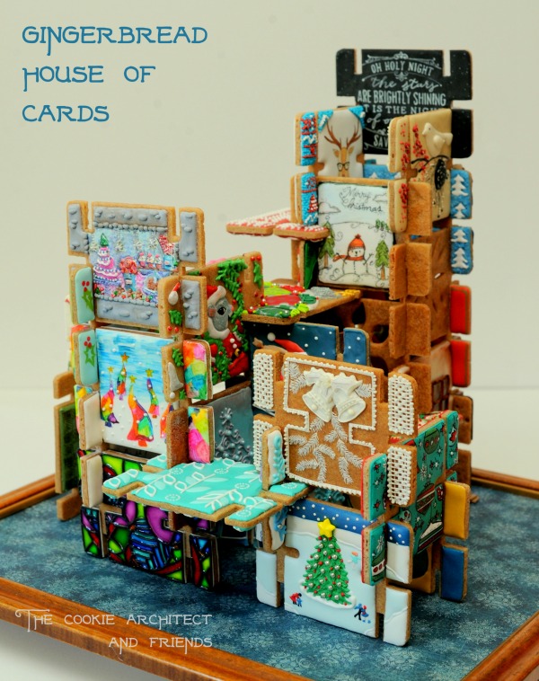 Gingerbread House of Cards by The Cookie Architect and Friends