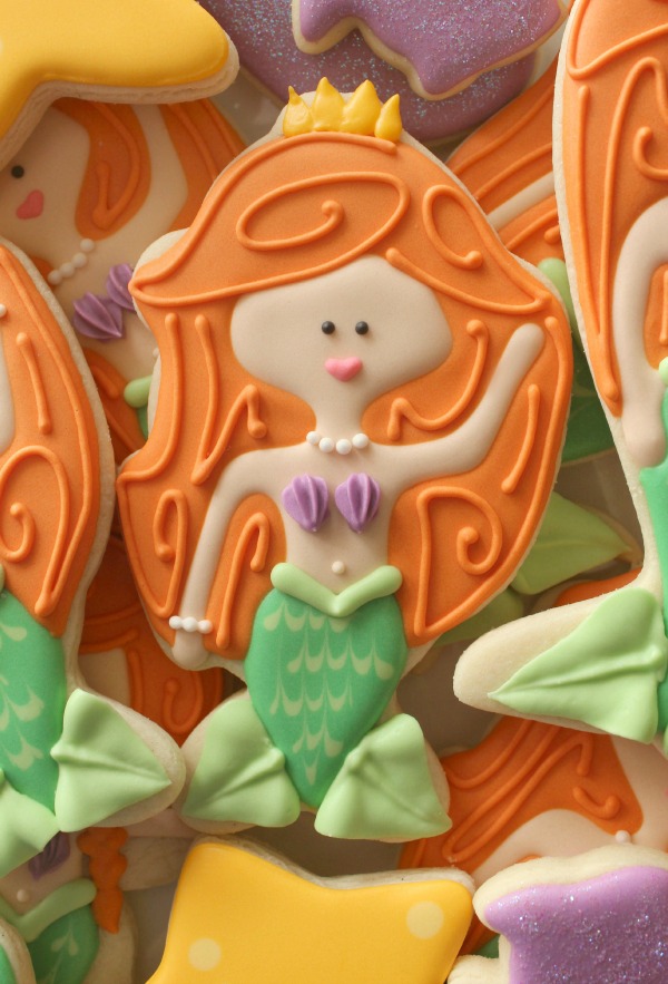 Decorated Mermaid Cookie_SweetSugarBelle