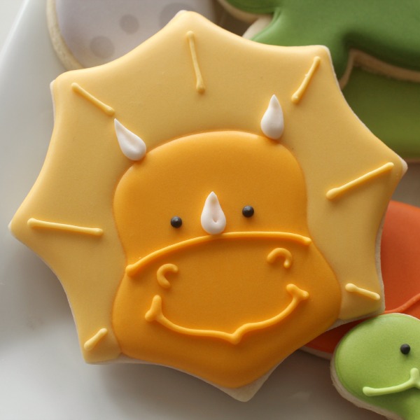 Triceratops Cookie