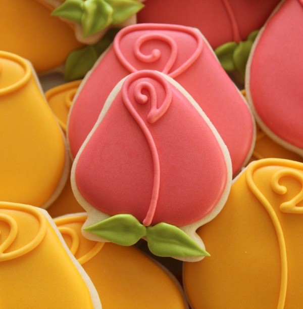 Rosebud Cookie