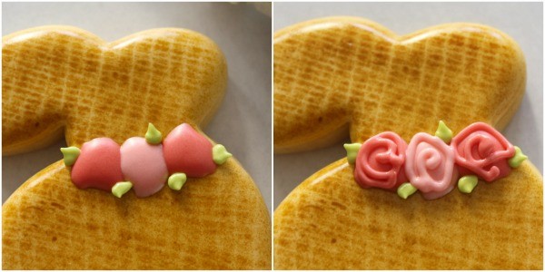 Bunny Cookies with Floral Wreath