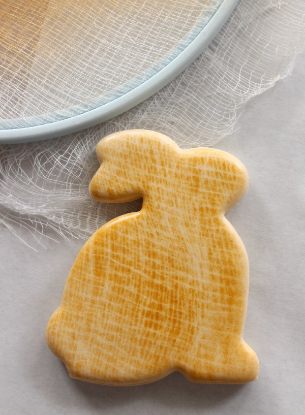 Burlap Print Cookies