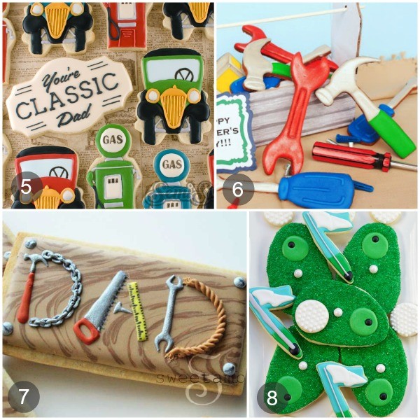 Cookie ideas for Father's Day via www.sweetsugarbelle.com