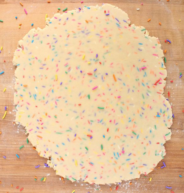 Rainbow Funfetti Cutout Cookie Recipe - The Sweet Adventures of Sugar Belle