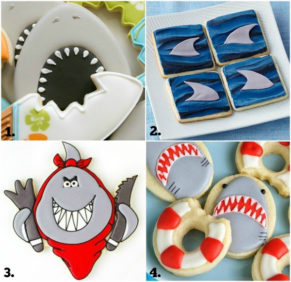 Shark Week Cookie Collage 1