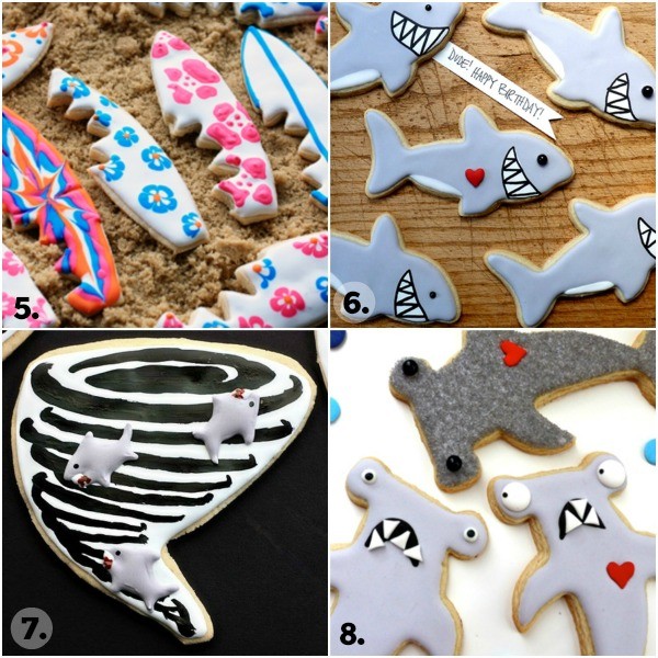 Shark Week Cookie Collage 2