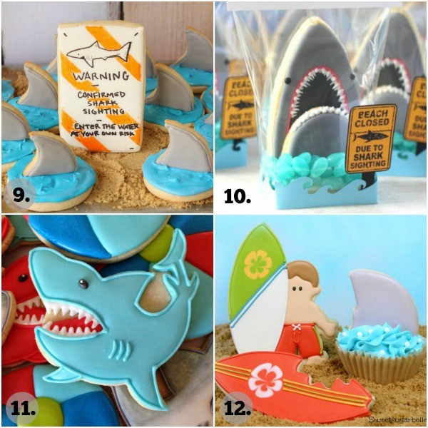 Shark Week Cookie Collage 3