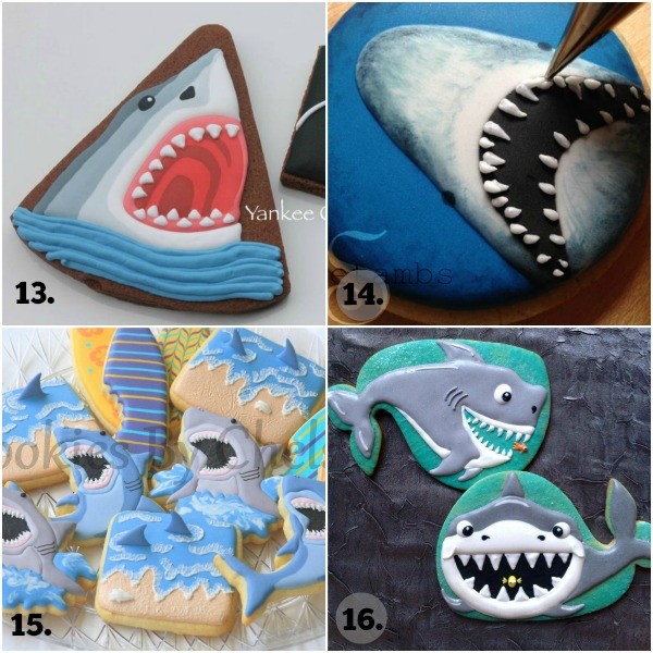 Shark Week Cookie Collage 4