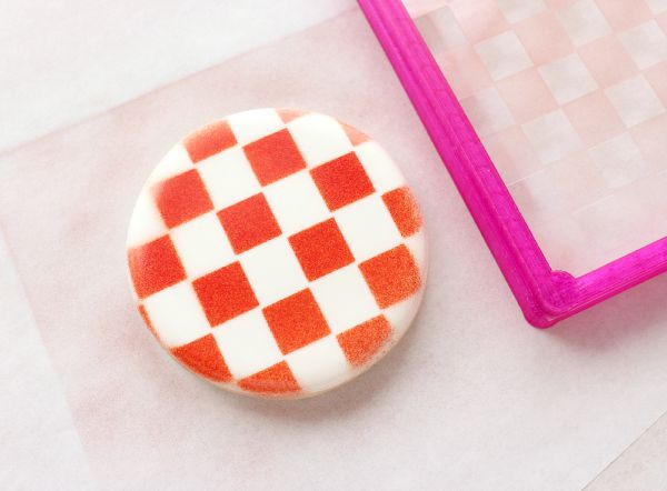 Checkerboard Pattern Stencil - Cheap Cookie Cutters