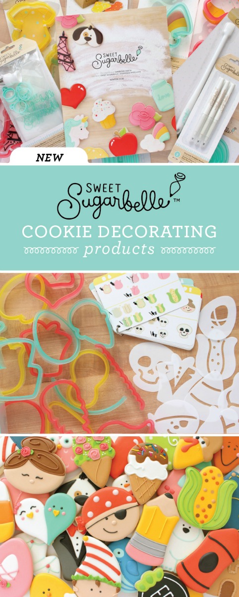 Introducing Sweet Sugarbelle cookie decorating products! Everything you need to create beautifully decorated cookies at home!